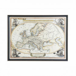 Quadro DKD Home Decor Mappamondo (83,5 x 3 x 63,5 cm)