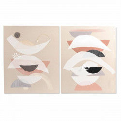 Quadro DKD Home Decor 75,5 x 3,7 x 100 cm Astratto Moderno (2 Unità)