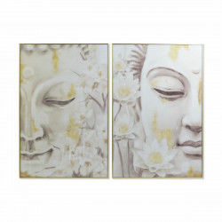 Cadre DKD Home Decor Buda 80 x 4 x 120 cm Oriental (2 Unités)