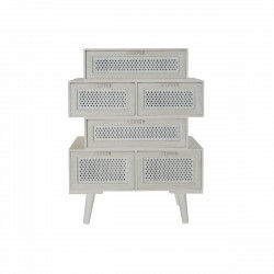 Caisson à Tiroirs DKD Home Decor Bois Blanc (60 x 32,5 x 84 cm)