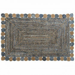 Alfombra DKD Home Decor Azul Multicolor Indio (200 x 290 x 1 cm)