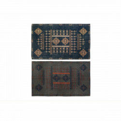 Tapijt DKD Home Decor 120 x 180 x 0,4 cm Blauw Oranje Polyester Arabisch (2...