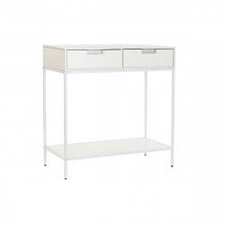 Console DKD Home Decor Métal MDF Blanc (80 x 35 x 81 cm)