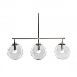 Plafondlamp DKD Home Decor 78 x 25 x 24 cm Kristal Zilverkleurig Metaal 40 W