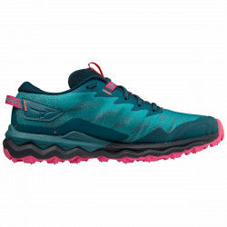 Running Shoes for Adults Mizuno Wave Daichi 7 Cyan