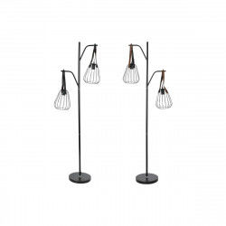 Lampada da Terra DKD Home Decor 55 x 25 x 150 cm Nero Metallo Poliuretano 220...