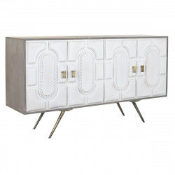 Credenza DKD Home Decor Grigio Dorato Metallo Bianco Legno di mango (152 x 43...