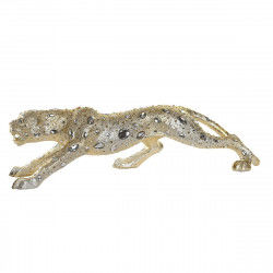 Deko-Figur DKD Home Decor Leopard Harz Kolonial (82,5 x 23 x 21 cm)