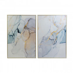 Painting DKD Home Decor 80 x 2,5 x 120 cm Abstract Modern (2 Units)