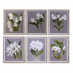 Bild DKD Home Decor Tanne Kristall 50 x 60 x 2,8 cm 50 x 2,8 x 60 cm Blomster...