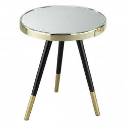 Bijzettafel DKD Home Decor Spiegel Gouden Staal (42,5 x 42,5 x 48 cm)