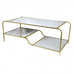 Hoofdtafel DKD Home Decor Glamour Gouden Metaal Spiegel 120 x 60 x 45 cm