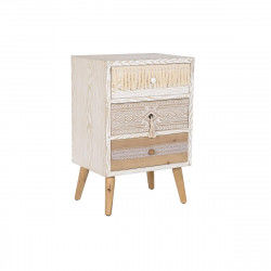 Nightstand DKD Home Decor Fir Cotton (48 x 35 x 72 cm)