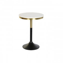 Bijzettafel DKD Home Decor Zwart Gouden Metaal Wit Marmer (40,5 x 40,5 x 57,5...