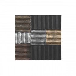 Decoración de Pared DKD Home Decor Negro Dorado Glamour Moderno Madera MDF...