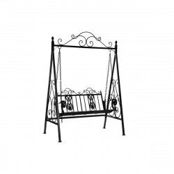 Banco DKD Home Decor Negro Metal (146 x 86 x 212 cm)