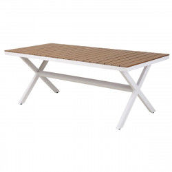 Table de Salle à Manger DKD Home Decor Extérieur Résine Aluminium 200 x 90 x...