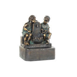 Gartenbrunnen DKD Home Decor Bronze Harz Kinder (47 cm)