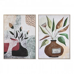 Quadro DKD Home Decor 102,5 x 4,3 x 142,6 cm Vaso Scandinavo (2 Unità)