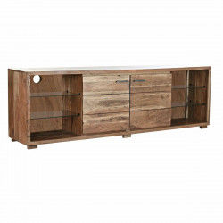 Mobile TV DKD Home Decor Marrone 200 x 40 x 63 cm Cristallo Acacia