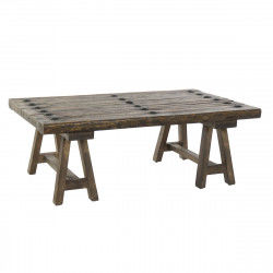 Hoofdtafel DKD Home Decor Bruin Zwart Hout 110 x 70 x 40 cm