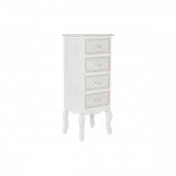 Chest of drawers DKD Home Decor 40 x 34 x 101 cm White Wood MDF Wood Romantic