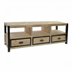 Tv-meubel DKD Home Decor 148 x 45 x 54 cm Zwart Metaal Hout Bruin