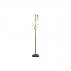 Floor Lamp DKD Home Decor 42 x 42 x 170 cm Crystal Black Golden Metal 220 V 50 W