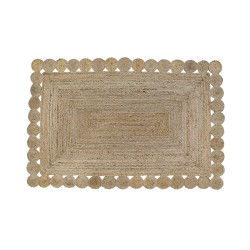 Alfombra DKD Home Decor Marrón Natural 160 x 230 x 1 cm