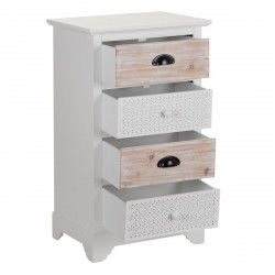 Cassettiera LOVE 45 x 33 x 77 cm Bianco Legno di abete