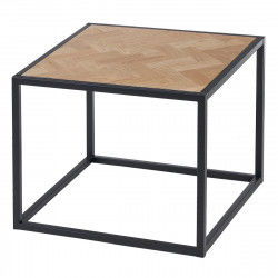 Table de Nuit SPIKE 55 x 55 x 45 cm Naturel Métal Bois