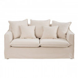 Sofa 177 x 96 x 93 cm Synthetic Fabric Beige