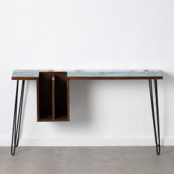 Bureau 140 x 35 x 77 cm Metaal Hout