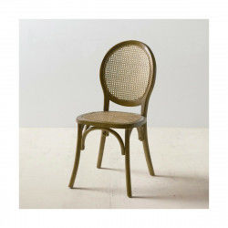 Sedia da Sala da Pranzo 45 x 42 x 94 cm Naturale Legno Rattan