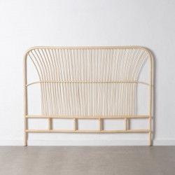 Testiera del Letto 160 x 3 x 125 cm Naturale Rattan