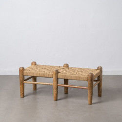 Banquette Bois Fibre naturelle 100 x 45 x 40 cm