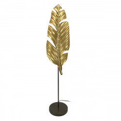 Vloerlamp 34,5 x 34,5 x 138,5 cm Zwart Gouden Metaal