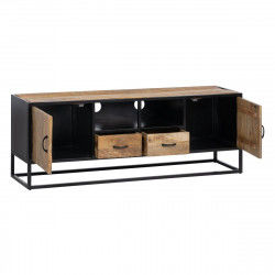 Mueble de TV MARA Natural Negro Madera Hierro 150 x 40 x 55 cm