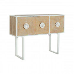 Console DKD Home Decor Blanc Métal Sapin 120 x 35 x 90 cm