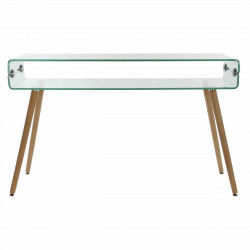 Console DKD Home Decor Transparant Kristal Beukenhout 122 x 40 x 73 cm