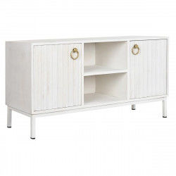 Mobile TV DKD Home Decor Dorato Metallo Bianco Legno di mango 120 x 40 x 60 cm