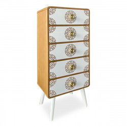 Chest of drawers Versa Lyssa 38 x 85 x 48 cm Wood Bamboo Pinewood