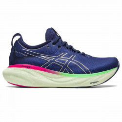 Running Shoes for Adults Asics Gel-Nimbus 25 Lady Navy Blue