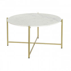 Hoofdtafel DKD Home Decor 81 x 81 x 44 cm Marmer Ijzer