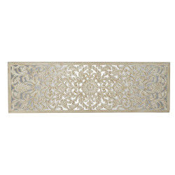 Hoofdbord DKD Home Decor Wit Gouden Spiegel Hout MDF 183 x 3 x 61 cm