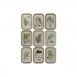 Bild DKD Home Decor Moderne Botanische Pflanzen 30 x 2 x 45 cm (9 Stück)