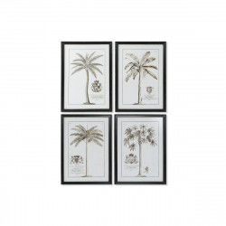 Cadre DKD Home Decor Palmiers Colonial 50 x 2,5 x 70 cm (4 Unités)