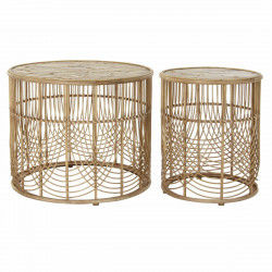 Side table DKD Home Decor 8424001811212 63 x 63 x 52 cm Natural