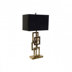 Desk lamp DKD Home Decor Black Golden Metal 60 W 240 V 38 x 23 x 78 cm