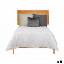 Omkeerbare sprei 180 x 260 cm Wit (6 Stuks)